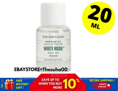 The Body Shop White Musk Perfume Oil 20ml / 0.67oz - Image 1 of 4