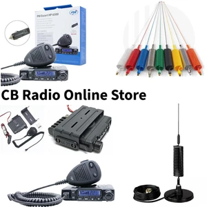 CB RADIO KIT PNI 6500 AM / FM + ANY COLOR MINI SPRINGER & 3/8 MAG MOUNT KIT - Picture 1 of 34
