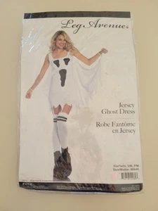 Leg Avenue Jersey Ghost Dress Womens Costume Party drama play Small Medium S M - Picture 1 of 2