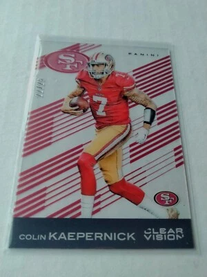 Colin Kaepernick 2015 Panini Clear Vision RED SP 22/25 (NrMt/Mt) 49ers - Image 1 of 2