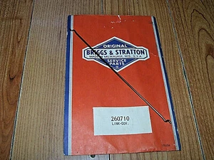 Motor Briggs & Stratton 260710 LINK-MECH GOV piezas 260710 fabricante de equipos originales. - Imagen 1 de 1