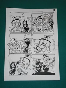 Lara MOLINARI Original Comic Art # 9 Topolino # 2768 Zio Paperone Amelia e l'org - Picture 1 of 4