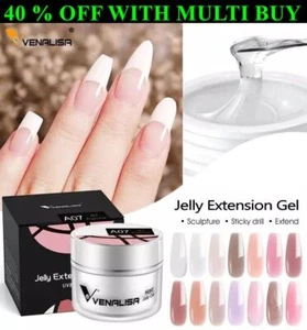 VENALISA Gelee Extension Gel Nagel UV Bau Nagel Gel Französisch Glitzer Poly - Bild 1 von 36