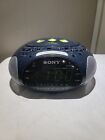 Sony Icf Cd831 Blue Psyc Dream Machine Fm Am Cd Player Alarm Clock Radio   Works