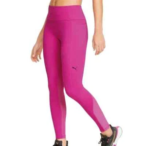 PUMA Damen-Leggings lila große enge Passform hochtailliert 7/8 Länge - Bild 1 von 11