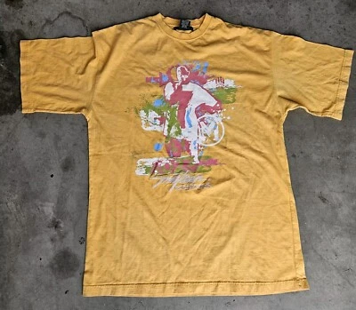 Camiseta Miskeen Original Pintada a Mano Y2k Vintage Envejecida Usada Talla XL Foto 1 de 4