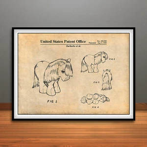 My Little Pony Toy Horse Patent Print Art Drawing Poster - Picture 1 of 6