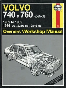 Volvo 740 760 petrol egines 1982-1989 Haynes workshop manual - Picture 1 of 1