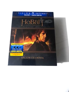 BLU-RAY "EL HOBBIT TRILOGIA EDICION EXTENDIDA" 9 BLU-RAY PRECINTADO SEALED PETER - Picture 1 of 3