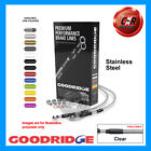 Fits TRIUMPH SPRINT RS 99-05 Goodridge Stainless Clear Rr Brake Hose TR0907-1RC