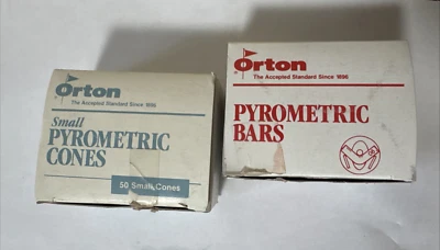 Orton Standard Pyrometric Cones #08 and bars #06 Ceramic Firing partial boxes - Image 1 of 3