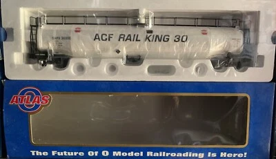 ATLAS O 3-RAIL ACF DEMONSTRATOR 33,000 GALLON TANK CAR! O SCALE FREIGHT 33K - Image 1 of 2