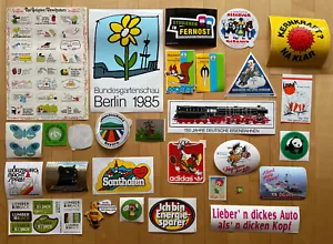 Konvolut Sticker Aufkleber Reklame 70er 80er Jahre RAR Sammlung - Bild 1 von 1