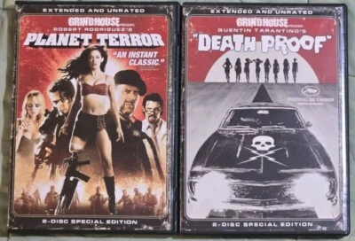 Planet Terror/Death Proof DVD Quentin Tarantino USED Lot Very Good Condition - Image 1 of 4