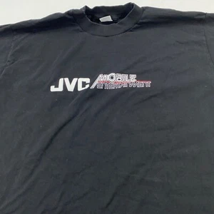 vintage 90s JVC MOBILE ENTERTAINMENT T-Shirt LARGE vhs video cassette tape movie - Picture 1 of 8