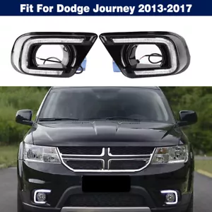 Faro antiniebla LED parachoques delantero DRL luz de circulación diurna para Dodge Journey 2013-2017 - Imagen 1 de 11