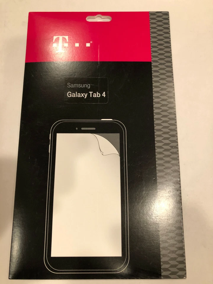 全新! T-Mobile 屏幕保护膜 适用于 Galaxy Tab 4 三星防划伤  — 第 1/2 张图片