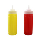2 Pack 10oz Squeeze Bottles Ketchup Mustard Condiment Dispenser BPA Free