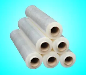 STRETCHFOLIE 10 ROLLEN 50 cm Gewicht Netto 2.5 KG Transparent 23my LEICHTER KERN - Bild 1 von 1