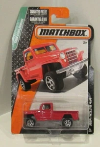 Jeep Willy's 2016 MBX Explorers Matchbox 4x4 rojo #84/120 - Imagen 1 de 1