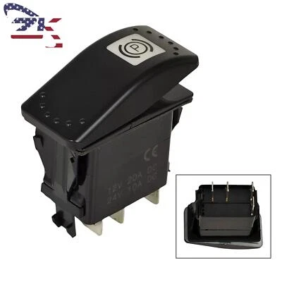 Interruptor basculante de freno de estacionamiento para Cat 277 252 252B3 236B3 257B3 216B3 242B 232B Foto 1 de 4