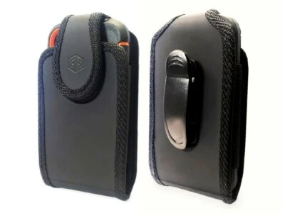 ACCESSORYHAPPY Premium Neoprene Swivel Cell Phone Carrier Holster Men Cell Phone Belt Holder