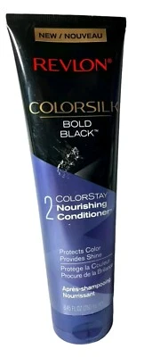 2 Pack Revlon Colorsilk Bold Black 2 ColorStay Nourishing Conditioner 8.45floz - Image 1 of 2