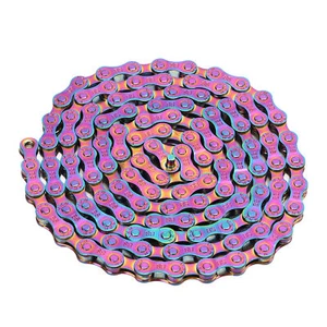 6 7 8 Speed Bike Chain Rust Proof Sensitive Colorful Electroplating - Picture 1 of 12