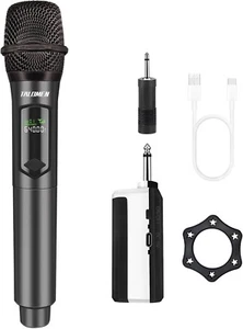 Talomen Wireless Microphone,2.4G Handheld Cordless Dynamic Microphone System wit - Picture 1 of 8