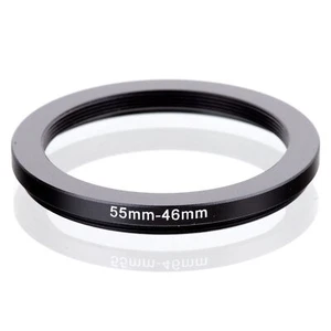 RISE(UK) 55mm-46mm 55-46 mm 55 to 46 Step down Ring Filter Adapter black - Picture 1 of 3