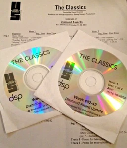 RADIO SHOW: CLASSICS DIAMONDS 10/14/02 PINK FLOYD, U2,BEATLES,BOSTON,DEF LEPPARD - Picture 1 of 2
