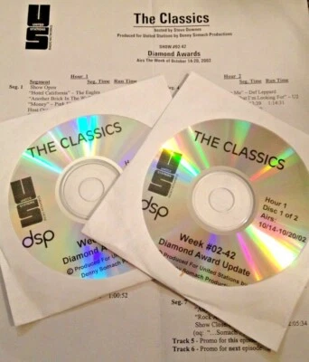 RADIO SHOW: CLASSICS DIAMONDS 10/14/02 PINK FLOYD, U2,BEATLES,BOSTON,DEF LEPPARD - Image 1 of 2