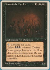 Demonic Hordes (WB) Revised (GERMAN) NM Black Rare CARD (104760) ABUGames