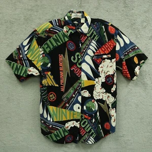 Jaspe Graphic Shirt Womens Large All Pullman Electric Winter Express Retro 1990s - Picture 1 of 13