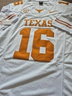 NCAA Texas Longhorns #16 Arch Manning WHITE STITCHED Limited Men Jersey XL NWT - Image 1 of 4