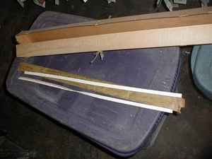NOS MOPAR 1969-71 WHITE VINYL DOOR EDGE GUARDS ALL MODELS - Picture 1 of 1
