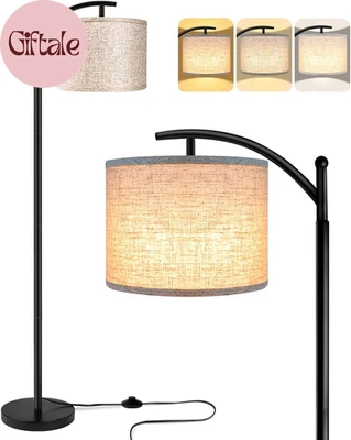 Floor Lamp for Living Room with 3 Color Temperatures LED Bulb, Standing Lamp Tal - Image 1 of 4