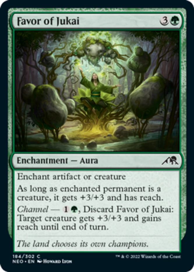 x1 Favor of Jukai - Kamigawa: Neon Dynasty - NM - MTG - Image 1 of 1