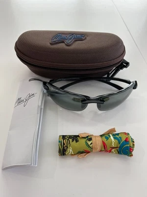 Maui Jim MJ Sport Plano Sunglasses with Case Cloth Booklet NEW - Image 1 of 4