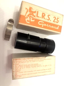 Vintage Garrard Plattenspieler LRS 25 45 U/min Schallplattenspindel / Adapter Plattenspieler Neu in OVP - Bild 1 von 10