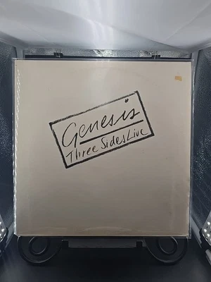 Genesis Three Sides Live Record Vinyl 2x LP Original SD 2-2000 Gatefold SP EX/EX - Image 1 of 4