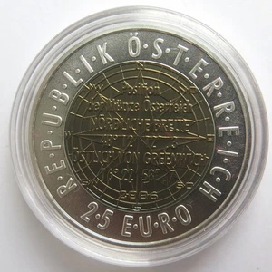 25 Euro 2006 NIOB, Österreich, Europäische Satellitennavigation, No Banderole - Imagen 1 de 3