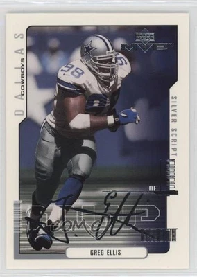 2000 Upper Deck MVP Silver Script Greg Ellis #49 - Image 1 of 2