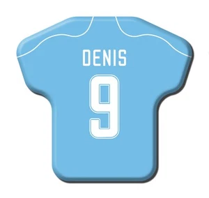 Calamita Simile a T-Shirt Calcio Stagione 2008/2009 Napoli 9 Germán Denis - Picture 1 of 9