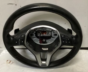 13-16 MERCEDES E350 VOLANTE CUERO NEGRO CON MANDOS OEM - Imagen 1 de 2