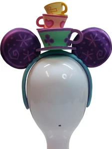 DISNEY Mad Tea Party Ears Headband Walt Disney World 50th Anniversary - Picture 1 of 8