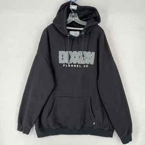 DIXXON Flannel Co Mens Hoodie Pullover Size 4X Black Graphic Logo Pockets - Picture 1 of 13