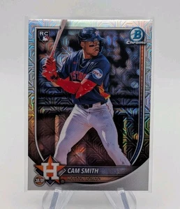 Cam Smith 2025 Bowman Chrome Baseball Mega Box Mojo Refractor RC SP #77 Astros - Picture 1 of 2