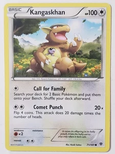Kangaskhan 71/101 LP / VLP - Plasma Blast Pokemon Card - Kouki Saitou Art - Picture 1 of 3