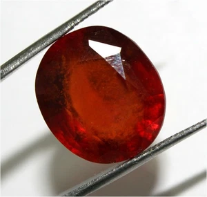 21.00Cts Huge Natural Mozambique Garnet Oval Cut Precious Loose Gemstone w021 - Picture 1 of 10